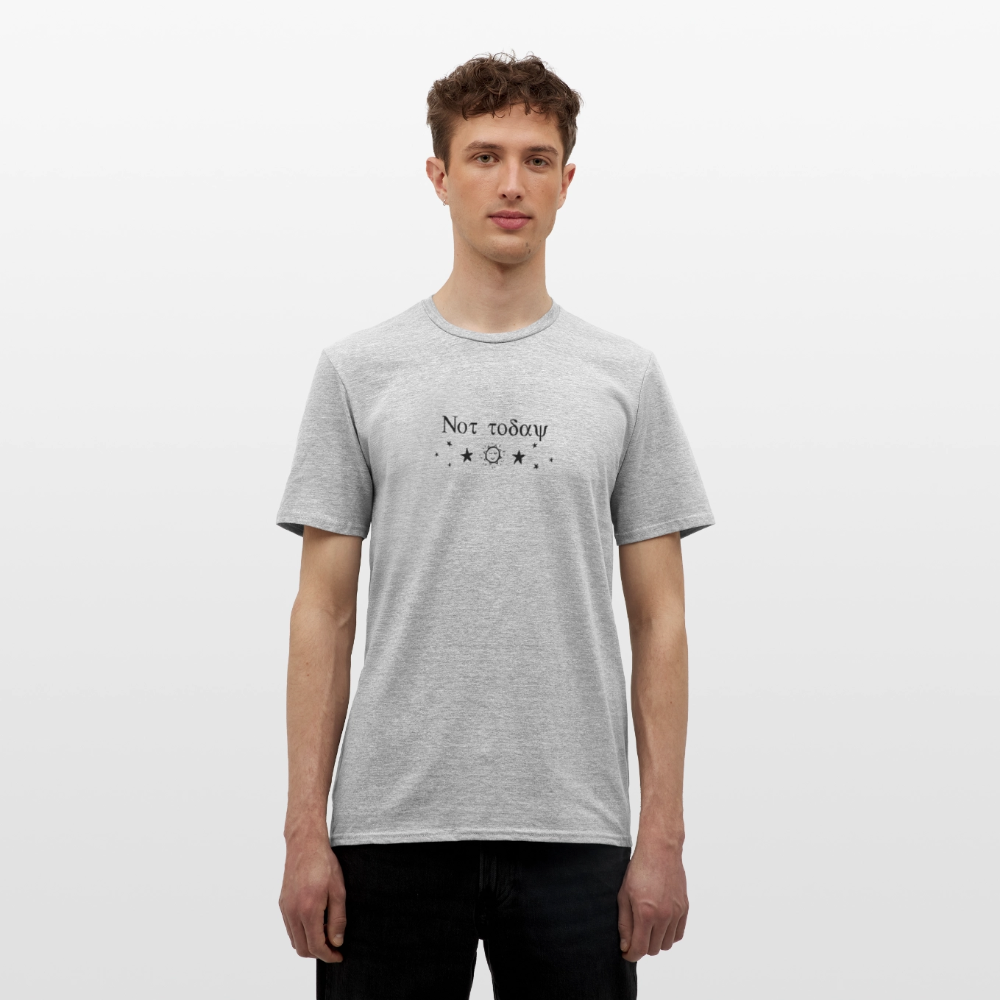 Not Today - Celestial T-Shirt - heather grey