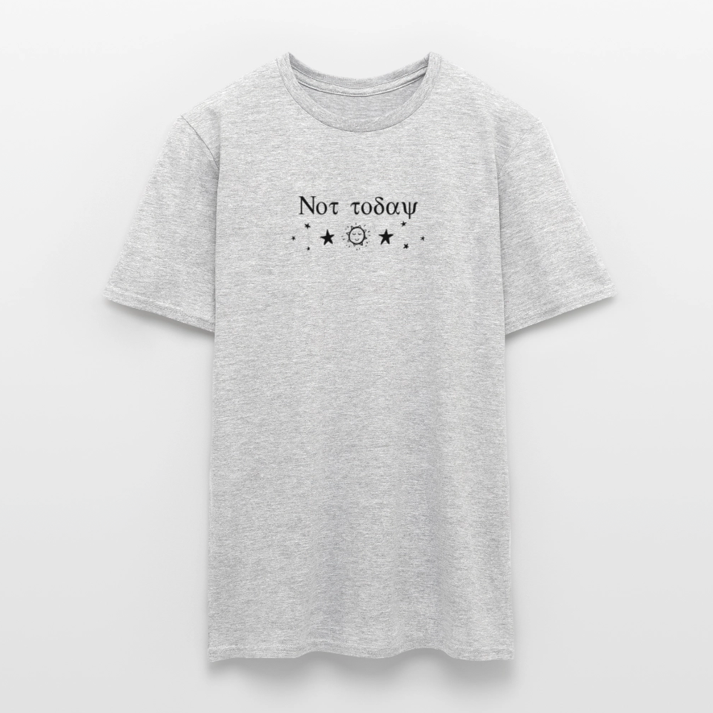 Not Today - Celestial T-Shirt - heather grey
