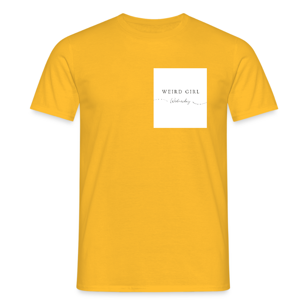 Weird Girl Wednesday T-Shirt - yellow