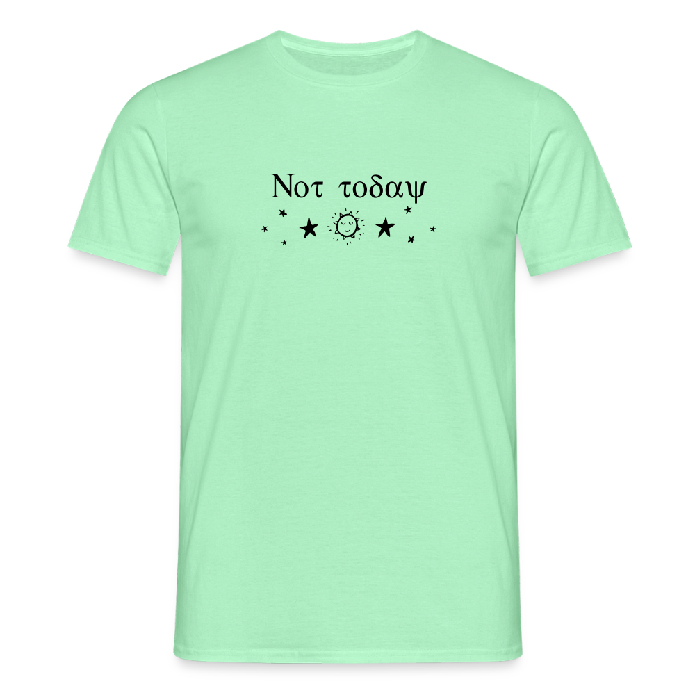 Not Today - Celestial T-Shirt - mint green