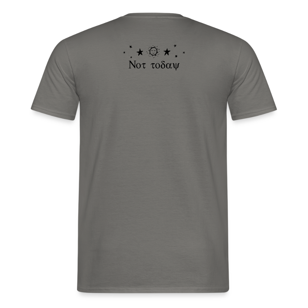 Not Today - Celestial T-Shirt - graphite grey