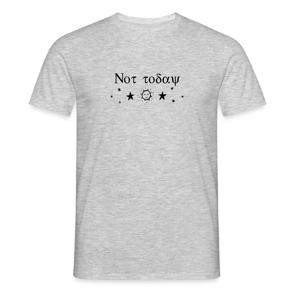 Not Today - Celestial T-Shirt - heather grey