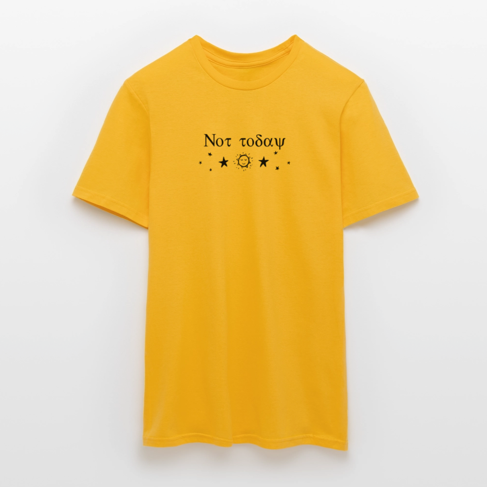 Not Today - Celestial T-Shirt - yellow