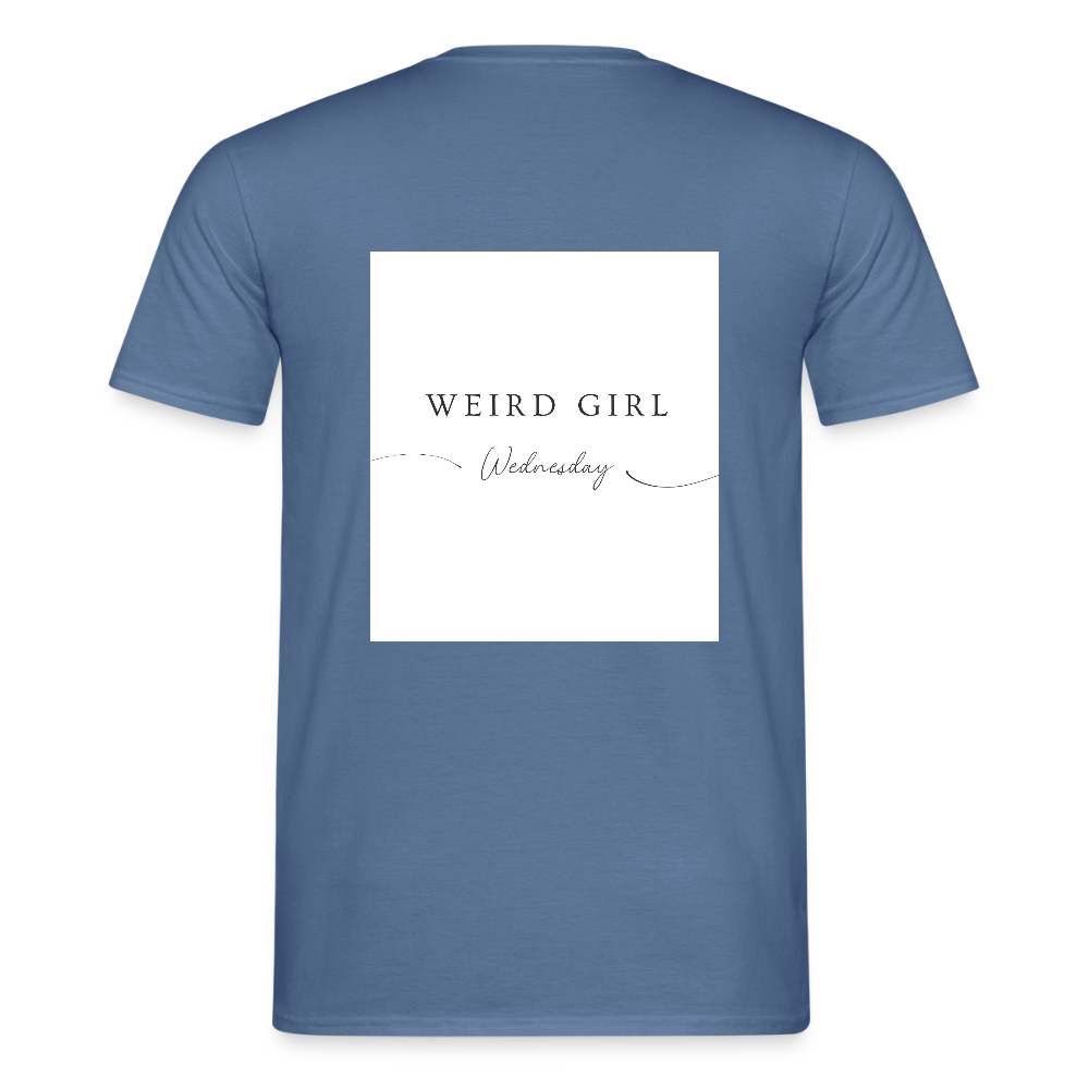 Weird Girl Wednesday T-Shirt - dove blue 
