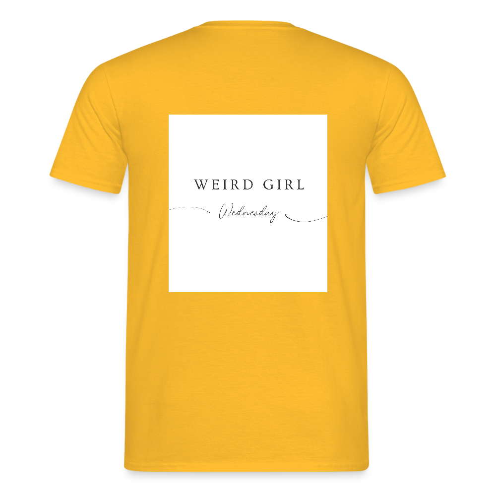 Weird Girl Wednesday T-Shirt - yellow