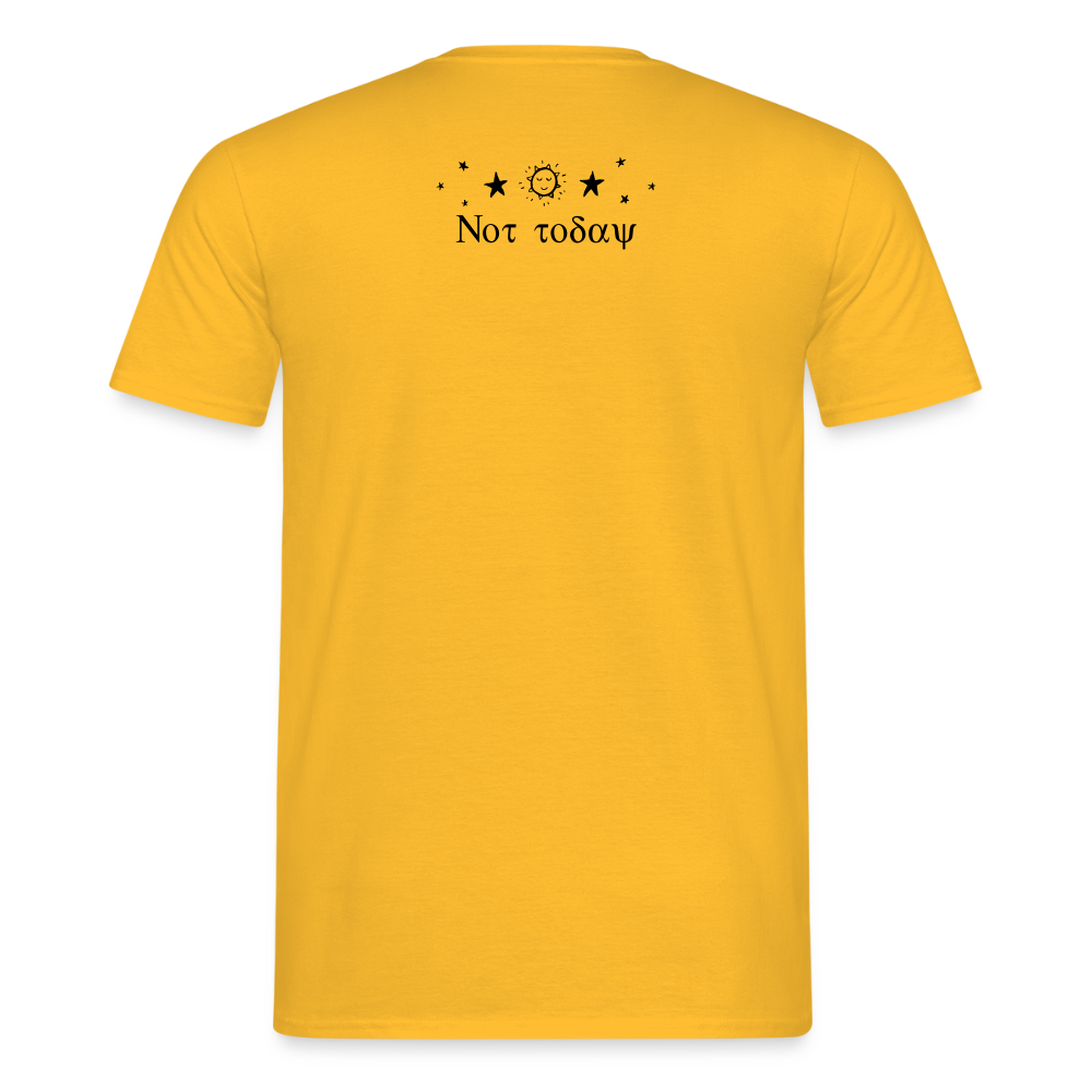 Not Today - Celestial T-Shirt - yellow