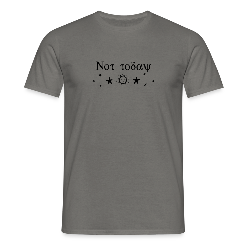 Not Today - Celestial T-Shirt - graphite grey